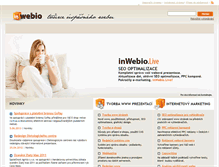 Tablet Screenshot of inwebio.cz